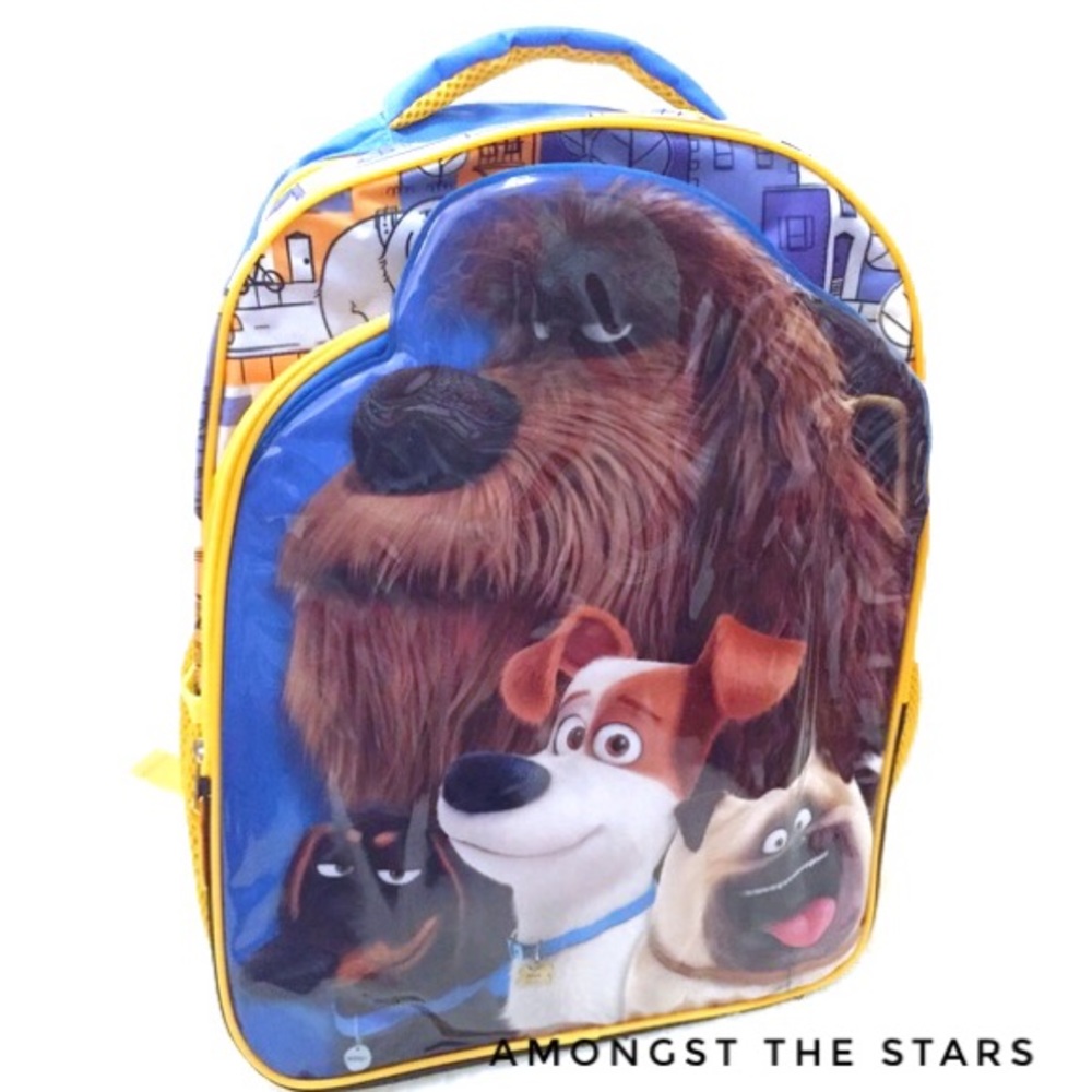 The Life of Pets Dog 16” Backpack